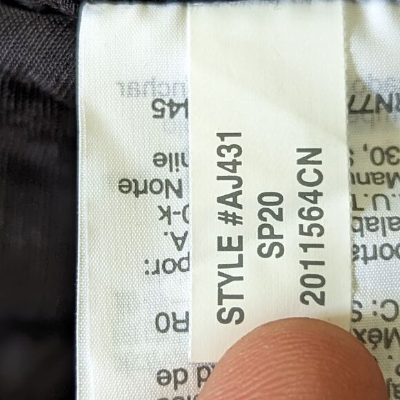 J crew Straight-leg Black Utility Pant With Surplus Pockets women's sz 8 - Picture 10 of 15